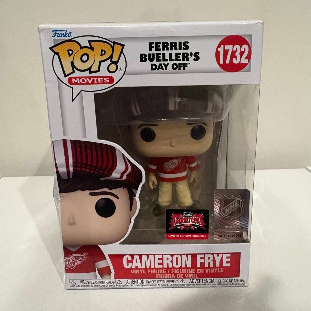Ferris Bueller's Day Off Cameron Frye NHL Red Wings Funko Pop 1732